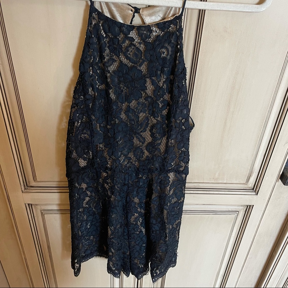Black Lace Romper Size Small